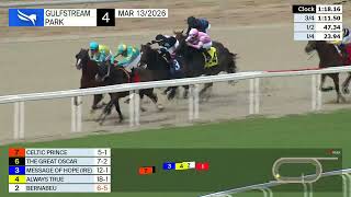 Gulfstream Park March 13, 2026 Race 4