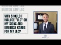 Attorney Thomas B. Burton discusses the benefits of limited liability protection afforded by an LLC but also explains why you should always include the letters "LLC" on your signs, letterhead,...