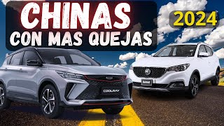 7 Marcas De Autos Chinos Con Más Quejas 2024