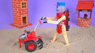 Создайте Мини-Тракторный Робот Из Вторсырья