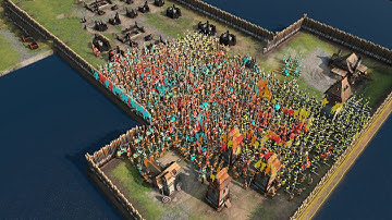 Age of Empires 4 - 4v4 CBA ONSLAUGHT FAST VICTORY | Multiplayer Gameplay