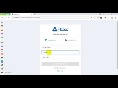 Video ĐĂNG KÝ AZOTA CHO HỌC SINH - youtube