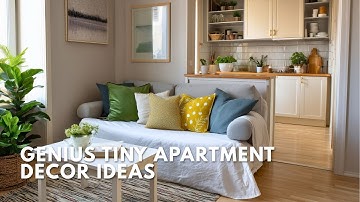 Genius Tiny Apartment Decor Ideas to Maximize Every Inch | Small Space Hacks