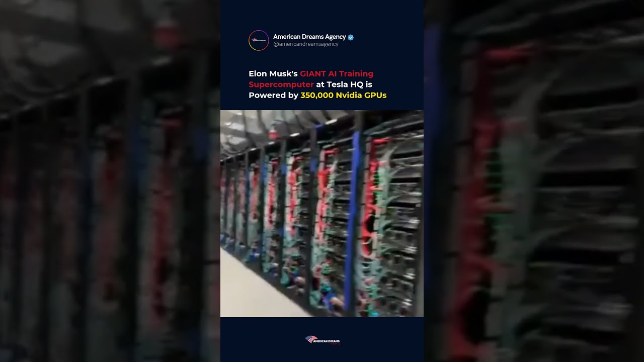 Elon Musk S GIANT AITraining Supercomputerat Tesla HQ Is Powered By350 000 Nvidia GPUs