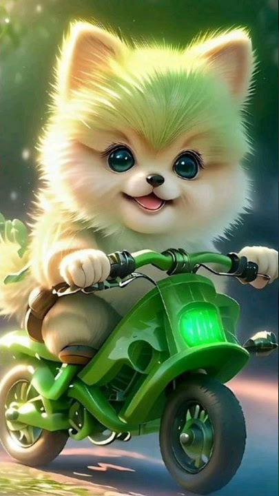 ll A dog driving a motorcycle 🥰😍 ll whatsapp status shorts ll 😩