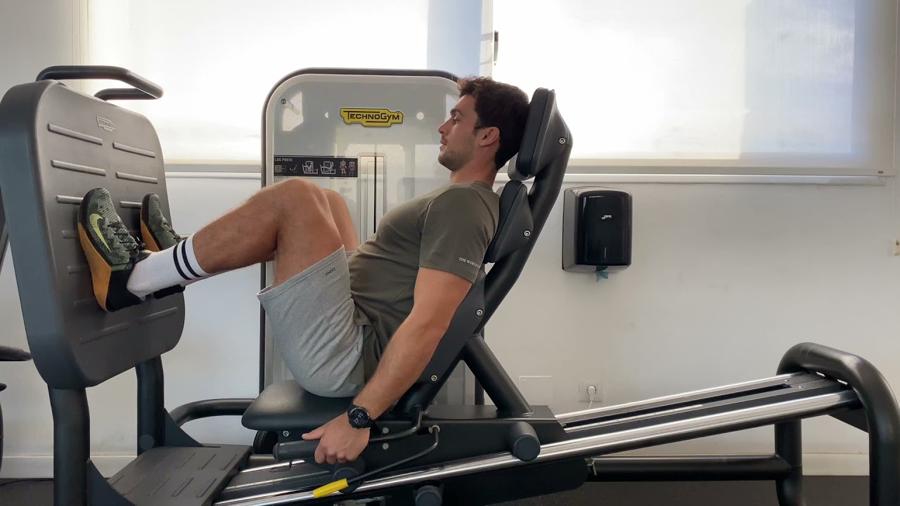 Eccentric leg press - Prensa de pierna excéntrico - YouTube