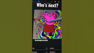 Peppa Pig 🐷🌈~pick a color|Procreate #requestedvideo #satisfying #sub #art #peppapig #youtubeshort￼