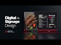 Kebab digital signage   restaurant menu board design