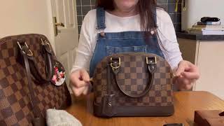 Comparison Between Louis Vuitton Alma PM & Alma BB || What Fits? || Always Sophie