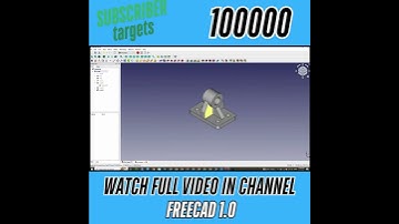 Creating a  3D Model in FreeCAD 1.0 #freecad #3dmodeling #3ddesign #freecadtutorial #freecad1.0