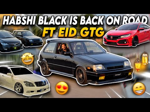 Waheshi Car Meet 🔥 Alhamdulillah 📿 Habshi Black is Back On Road😍 TEAM4K