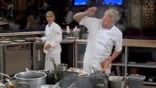 Gordon Ramsay smashing salmon compilation