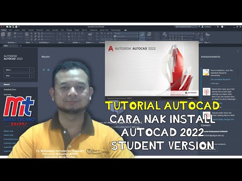 Cara Nak Install AutoCAD 2022 Student Version