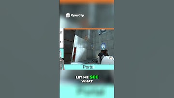 Companion Cube Escape_ Portal Puzzle Solved!