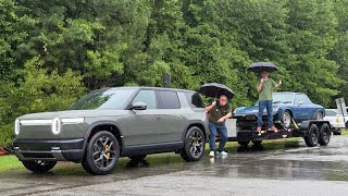 Rivian R2 First Tow! Maxing Out Payload & Trailer Weight