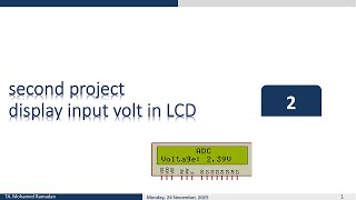 ADC Project #2 | Displaying Voltage on a LCD Profile
