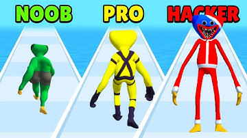 🤢 NOOB vs 😎 PRO vs 😈 HACKER - Poppy Run 3D: Play time (UPDATE) | Download App Store APK