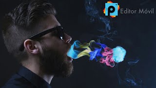 Como Hacer/Pintar "Humo de Color"  PicsArt App Español screenshot 2