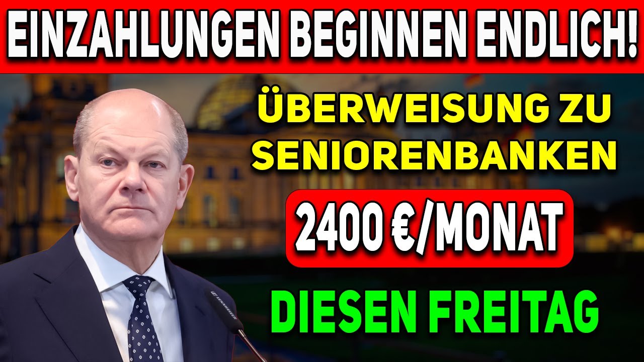 Scholz liefert! Erhöhte €3.800 Rente für alle Rentner der Gesetzlichen Rentenversicherung