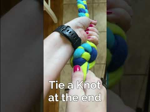 วีดีโอ: Super Dog DIY Doggy Rope Toy