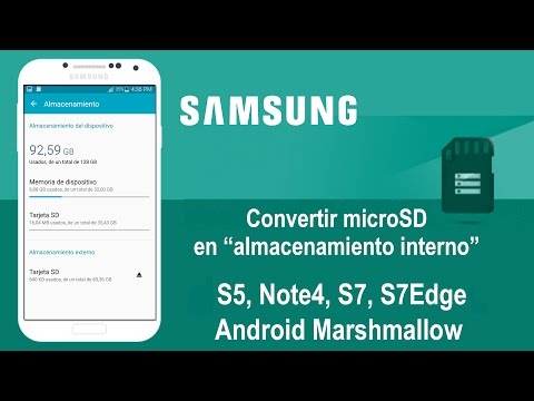 Usar microSD Como Memoria Interna en equipos Samsung (No Root)