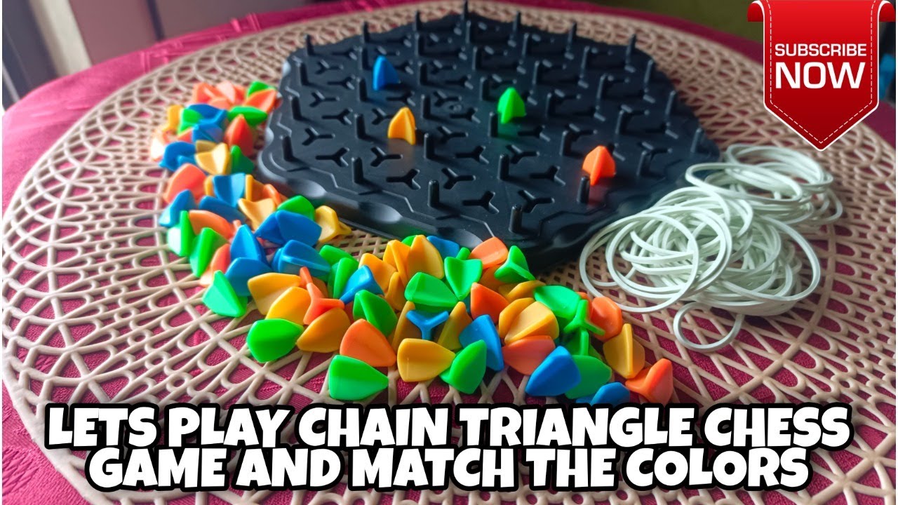 FRIDAY PLAYTIME! LETS PLAY CHAIN TRIANGLE CHESS GAME AND MATCH THE ...