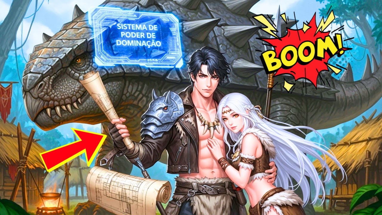 Reencarnei na Era Primitiva – Usei Conhecimento Moderno e Dominei Dinossauros | Resumo manhwa