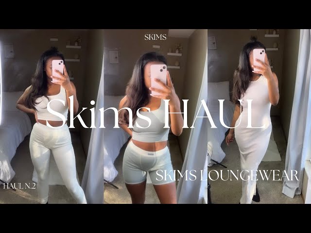 SKIMS TRY ON HAUL  NEON GREEN SPRING COTTON RIBBED COLLECTION