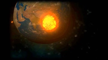 Space crash maya animation