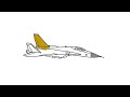 1-minute fighter jet drawing | step by step fighter jet drawing | How to draw fighter jet drawing