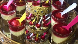 تحلية باردة بالكريمة والفرومبواز بأسهل طريقة كاتجي روعه حقا تستحق التجربة Verrines mousse mascarpone