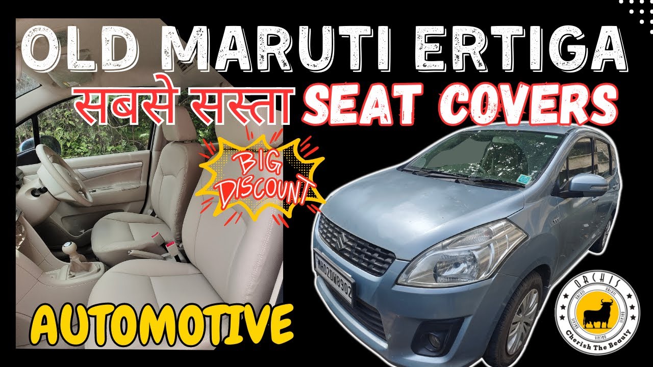 Maruti Ertiga Style and Comfort Combined Seat Covers at Reasonable