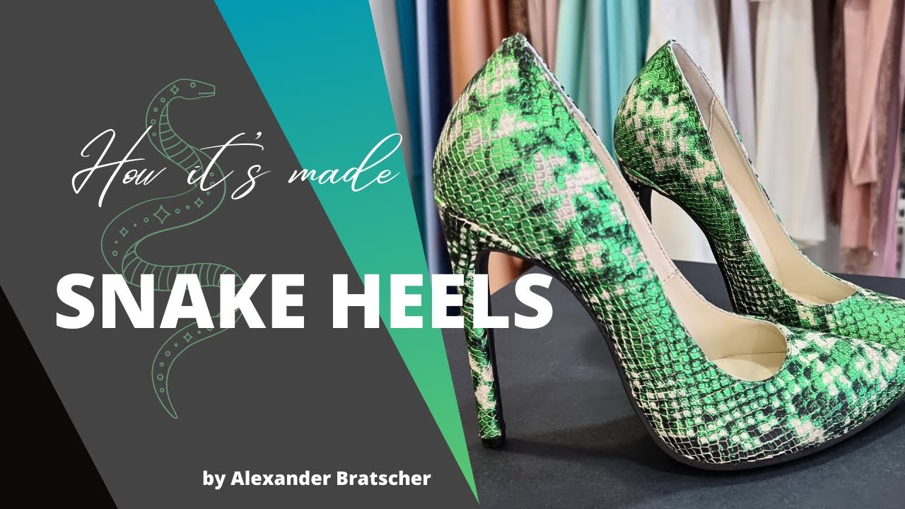 Premium Leather Snake Heels - process of handmaking - natural sounds