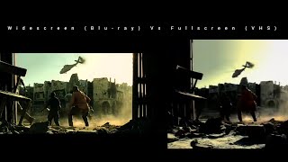 Black hawk down widescreen (Blu-ray) Vs fullscreen (VHS) We got the Black Hawk down