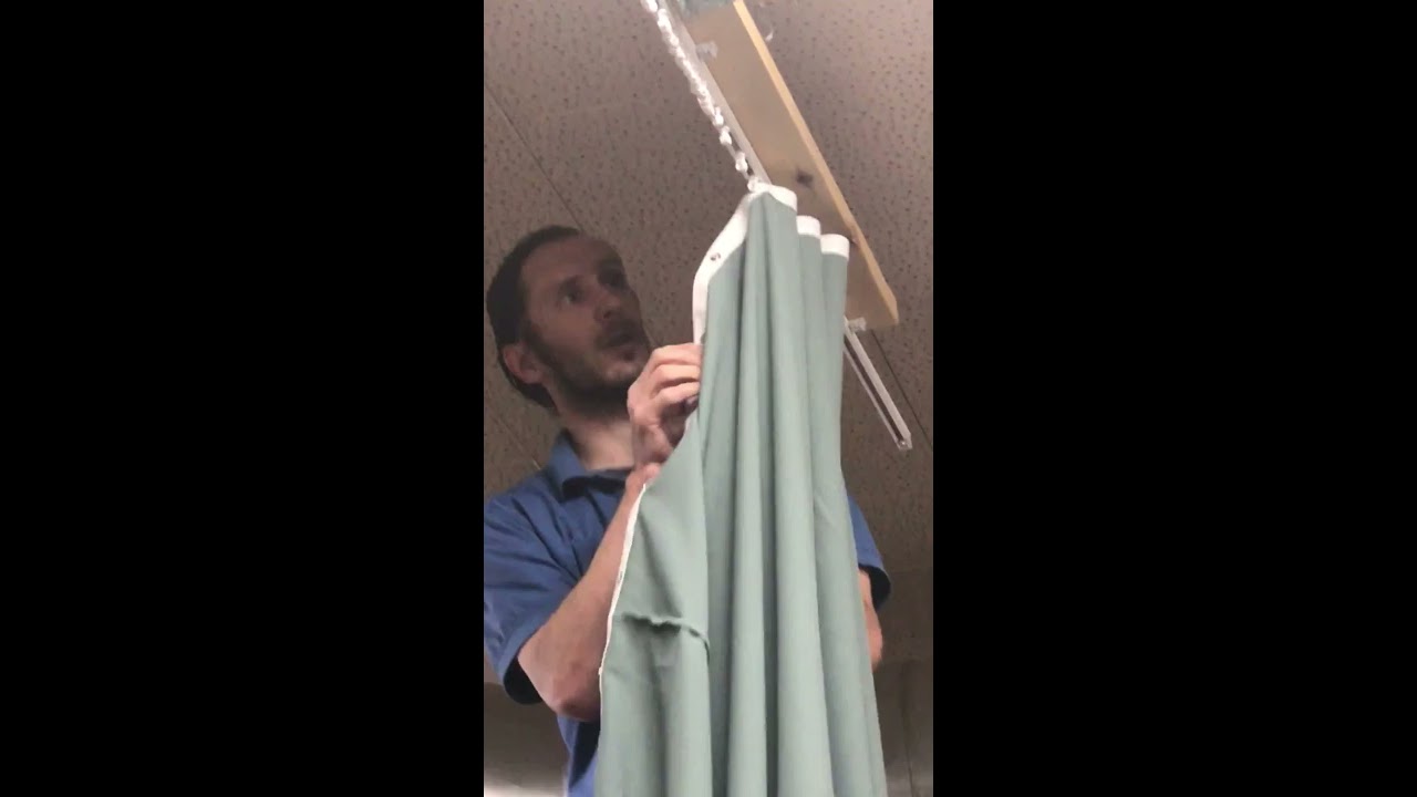 Ripple Fold Drapery Installation - YouTube