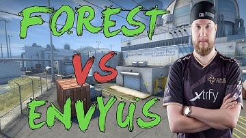 CSGO: POV NiP f0rest vs ENVYUS (28/16) nuke @ ECS Season 2 EU