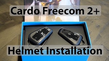 Cardo Freecom 2+ Helmet Installation #cardo