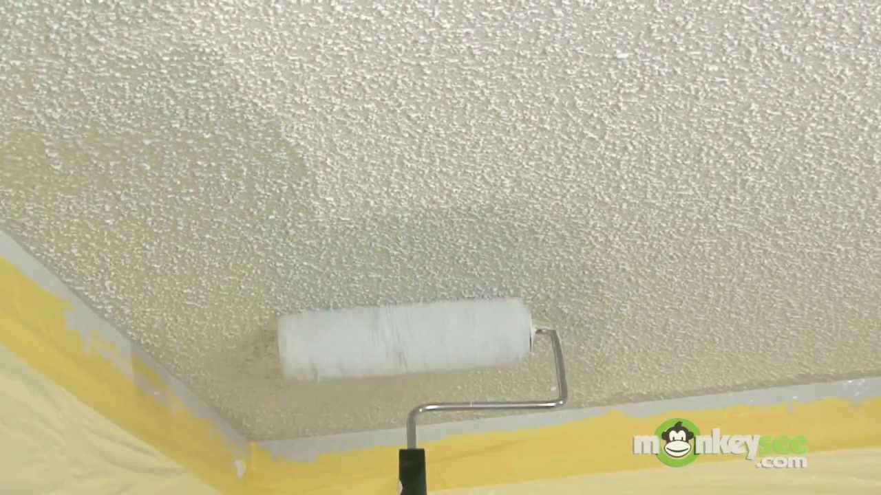 Can You Paint Popcorn Ceilings With a Roller 
