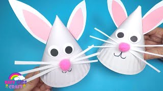 Easter Crafts | Paper Plate Bunny