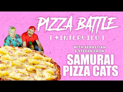 PIZZA BATTLE + INTERVIEW (with Samurai Pizza Cats)!!!