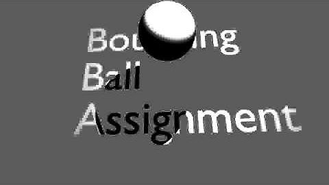 Blender Assignment 2 - Bouncing Ball