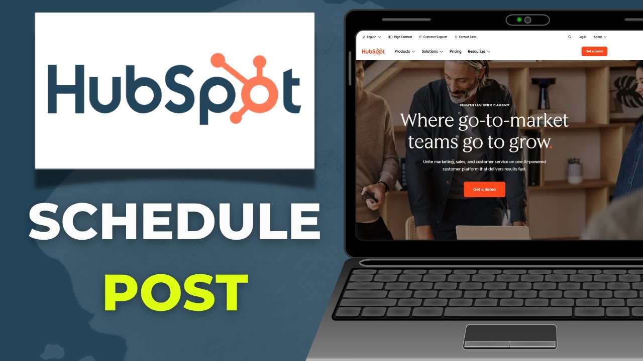 Как запланировать публикации в социальных сетях в HubSpot