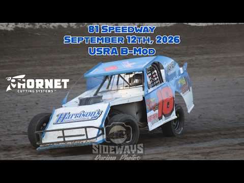 81 Speedway USRA B-Mod 09/12/2026 #18 Kyle Wiens - dirt track racing video