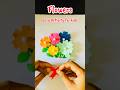 Falphabet drawing   easy drawing for kids  how to make flower bouquet  f for  paper craft