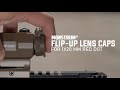 Monstrum Flip-Up Lens Cap Set for 1x20mm Red Dots