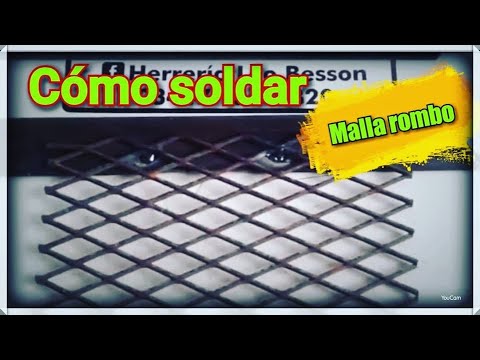 How to weld mesh - YouTube