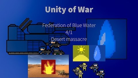 Unity of War Campaign - Federation of Blue Water 4 (Godot Engine Turn Based Strategy Game)