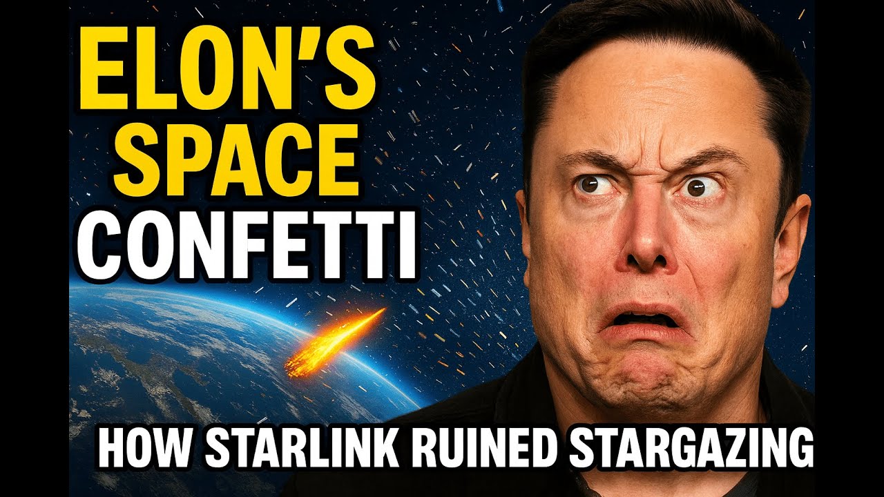Elon’s Space Confetti ! How Starlink Ruined Stargazing