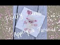 Fluffy Lamb APPLIQUÉ Tutorial, and embroidery machine tips