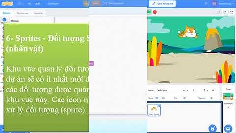 Tự học Scratch 3.0 bài 1: Nhận biết các thành phần trên giao diện Scratch.